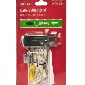 Konstsmide, guirlandes lumineuses de Noël Adaptateur Secteur Pour Articles Sur Piles 2 X 1,5 V Aa