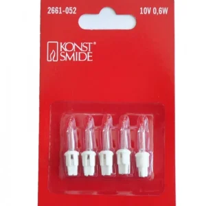 Konstsmide, guirlandes lumineuses de Noël Ampoules De Rechange 10 V, 0,6W Pour Guirlande De Noël