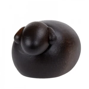 Köhler, Père Noël en bois Animaux Pour Crèche De Noël, Mouton Noir