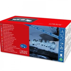 Konstsmide, guirlandes lumineuses de Noël Bebes Pingouins Lumineux Led En Acrylique, 12,5 Cm