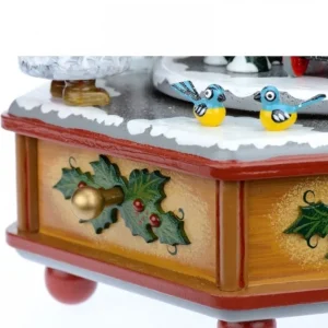 Hubrig, figurines pour enfant Boite A Musique Noël, Veillee Autour Du Sapin