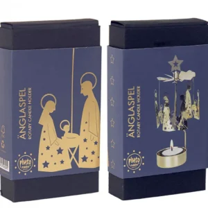 Pluto Produkter, déco de Noël Scandinave Bougeoir Carrousel Crèche Doree Nativite