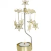 Pluto Produkter, déco de Noël Scandinave Bougeoir Carrousel Etoiles Dorees