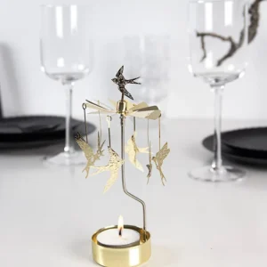 Pluto Produkter, déco de Noël Scandinave Bougeoir Carrousel Hirondelles