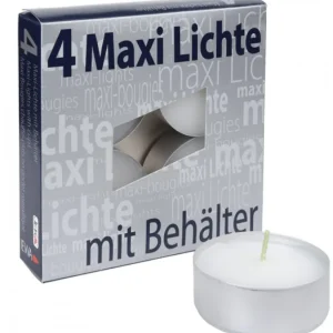 Ewa Kerzen, bougies de Noël et bougies de l'Avent Bougie Chauffe-Plat X 4