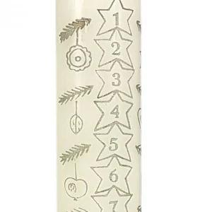 Ewa Kerzen, bougies de Noël et bougies de l'Avent Bougie De L'Avent Graduee, 25 Cm
