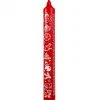 Ewa Kerzen, bougies de Noël et bougies de l'Avent Bougie De L'Avent Graduee Rouge, 24 Jours