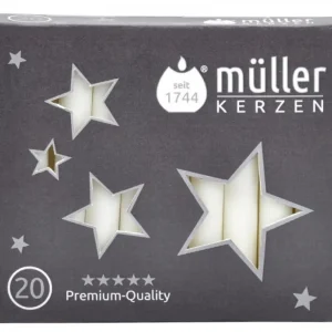 Muller, bougies pour carillons des anges 20 Bougies De Noël Pour Carillon Des Anges 12 Mm