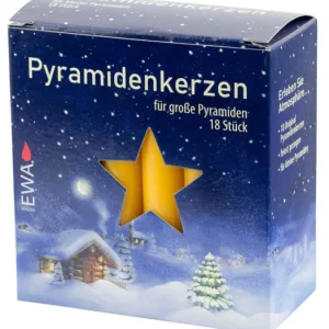 Ewa Kerzen, bougies de Noël et bougies de l'Avent 18 Bougies De Noël Pour Pyramide, Pyramidenkerzen 17 Mm