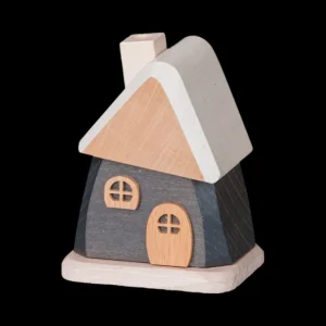 Hubrig, figurines pour enfant Brule-Encens Maison Grise