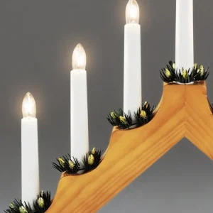 Konstsmide, guirlandes lumineuses de Noël Chandelier De Noël 7 Branches Bois De Chene