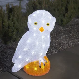 Konstsmide, guirlandes lumineuses de Noël Chouette Lumineuse Led Acrylique, 36 Cm