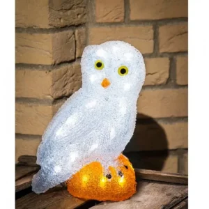 Konstsmide, guirlandes lumineuses de Noël Chouette Lumineuse Led En Acrylique, 27 Cm