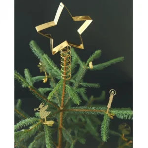 Pluto Produkter, déco de Noël Scandinave Cimier De Sapin Etoile Dore