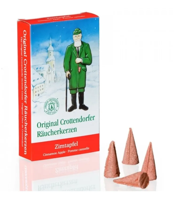 cone_dencens_senteur_cannelle_pomme_0.webp Crottendorf, cones d'encens Cone D'Encens Senteur Cannelle Pomme