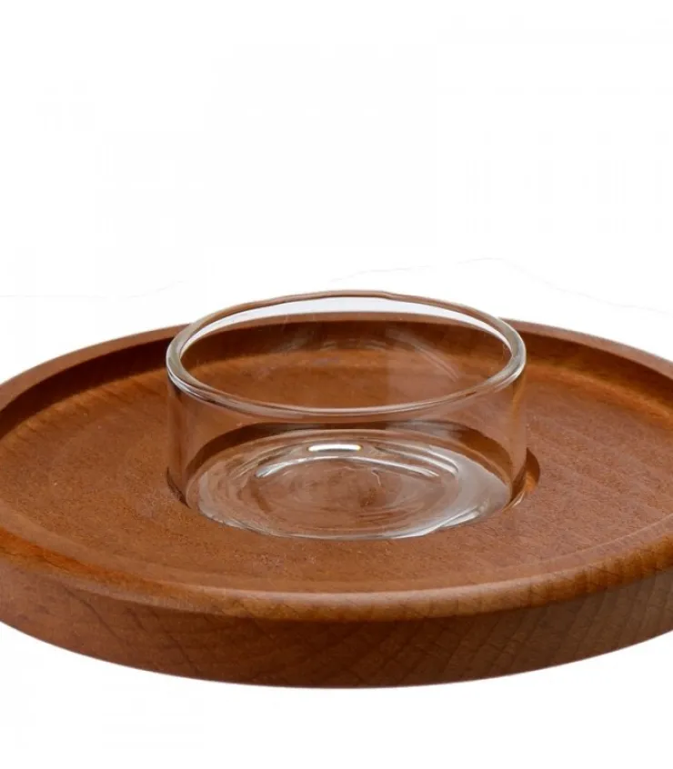 Schalling, crèche moderne Coupelle En Verre Transparent De Rechange Pour Photophores Et Bougeoirs