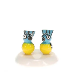 Hubrig, figurines pour enfant Couple De Mesanges - Village De Noël Miniature