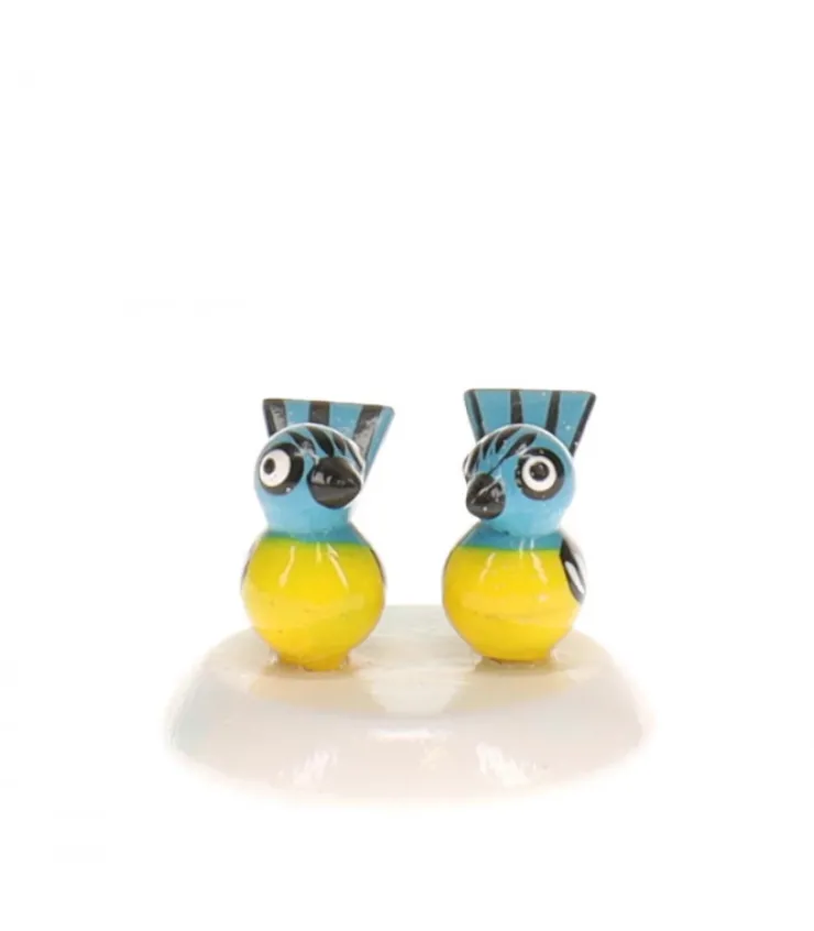 couple_de_mesanges__village_de_nol_miniature_1.webp Hubrig, figurines pour enfant Couple De Mesanges - Village De Noël Miniature