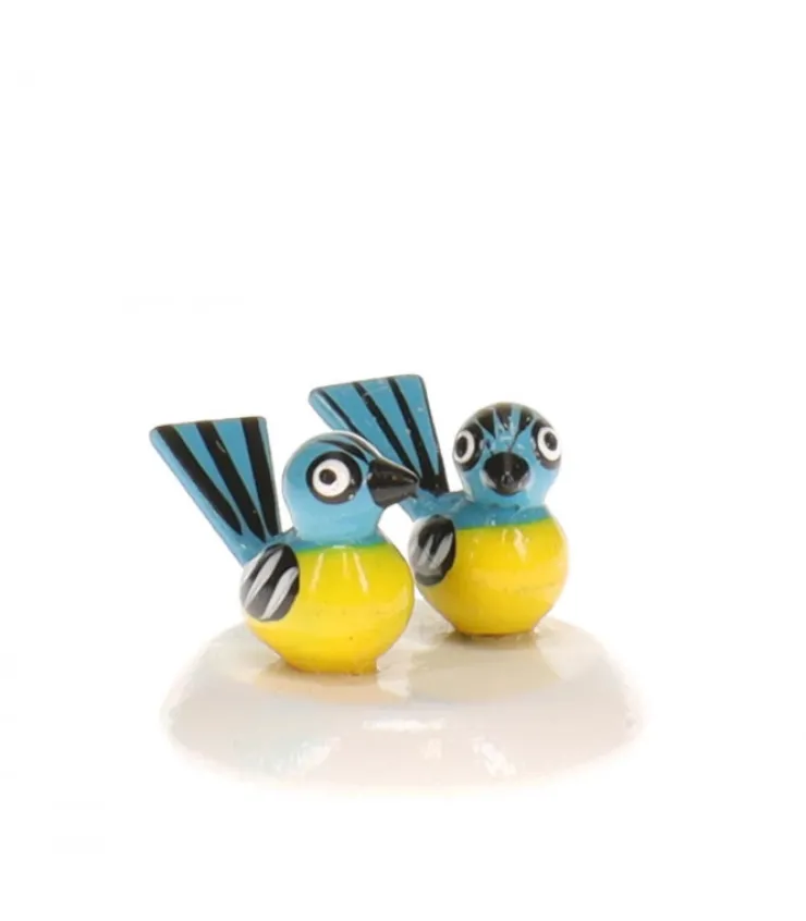 couple_de_mesanges__village_de_nol_miniature_2.webp Hubrig, figurines pour enfant Couple De Mesanges - Village De Noël Miniature