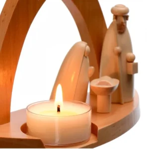 Schalling, crèche moderne Crèche Design Avec Bougeoir