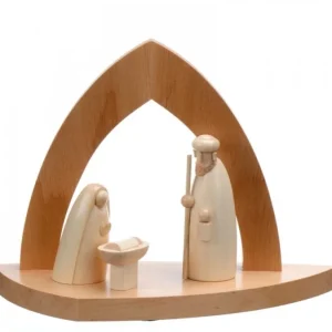 Schalling, crèche moderne Crèche Design En Bois En Forme D'Arche