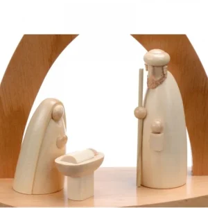 Schalling, crèche moderne Crèche Design En Bois En Forme D'Arche