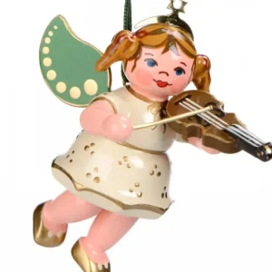 Hubrig, figurines pour enfant Déco Sapin De Noël, Ange Avec Un Violon
