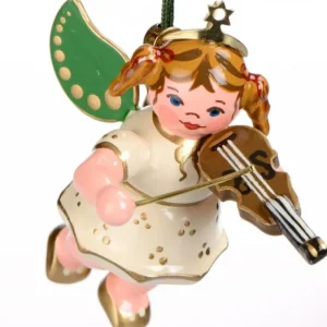 Hubrig, figurines pour enfant Déco Sapin De Noël, Ange Avec Un Violon