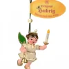 Hubrig, figurines pour enfant Déco Sapin De Noël, Ange Avec Une Bougie
