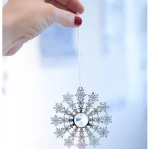 Pluto Produkter, déco de Noël Scandinave Déco Sapin Design, Flocon De Neige Avec Cristal