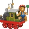 Hubrig, figurines pour enfant Déco Sapin Vintage, Ourson Et Petit Train
