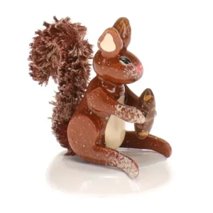 Hubrig, figurines pour enfant Ecureuil, Village De Noël Miniature