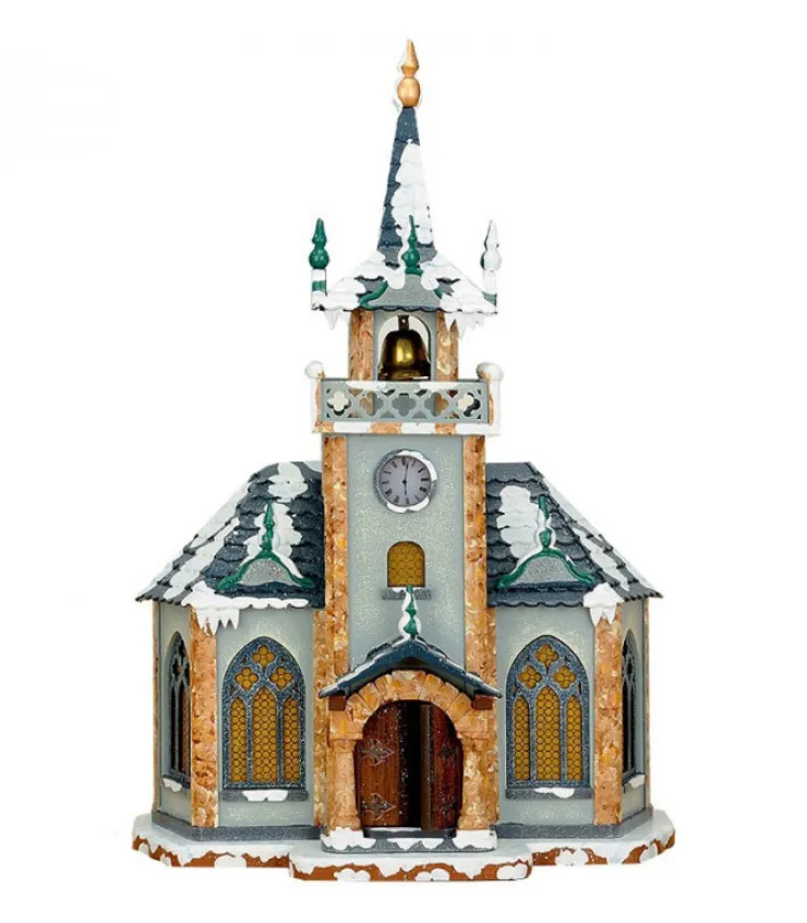 eglise_eclairee_pour_village_de_nol_miniature_winterkinder_0.webp Hubrig, figurines pour enfant Eglise Eclairee Pour Village De Noël Miniature Winterkinder
