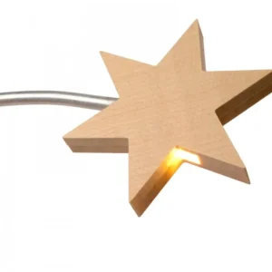 Schalling, crèche moderne Etoile De Noël Electrique A Led Sur Socle, 21 Cm