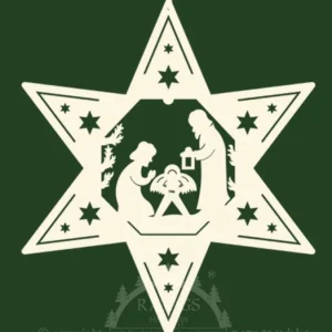 Ratags, décos de Noël lumineuses en bois Etoile De Noël En Bois A Suspendre