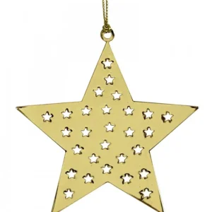 Pluto Produkter, déco de Noël Scandinave Etoile Doree A Suspendre
