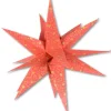 Riffelmacher et Weinberger Etoile Lumineuse Rouge En Papier 3D, A Suspendre, 45 Cm