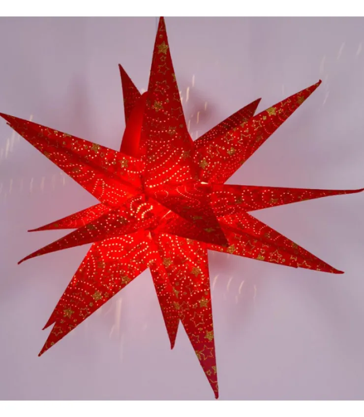 etoile_lumineuse_rouge_en_papier_d_a_suspendre__cm_3.webp Riffelmacher et Weinberger Etoile Lumineuse Rouge En Papier 3D, A Suspendre, 45 Cm