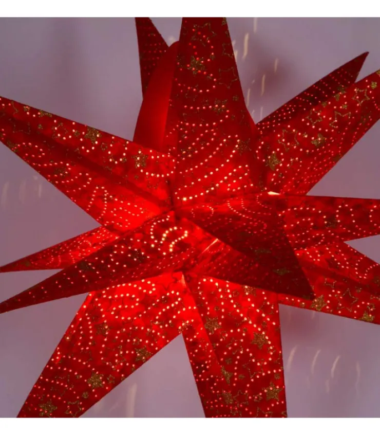 etoile_lumineuse_rouge_en_papier_d_a_suspendre__cm_4.webp Riffelmacher et Weinberger Etoile Lumineuse Rouge En Papier 3D, A Suspendre, 45 Cm