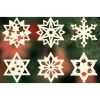 Ratags, décos de Noël lumineuses en bois Etoiles En Bois. Déco Sapin De Noël, 6 Motifs Differents - N° 7
