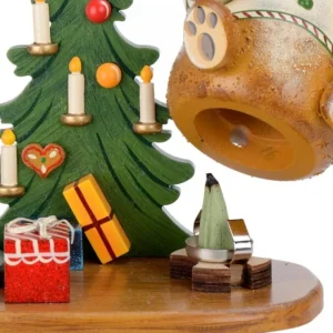 Hubrig, figurines pour enfant Figurine Porte Encens Ourson Et Bougeoir