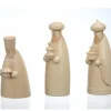 Schalling, crèche moderne Figurines Bois Pour Crèche De Noël, Les Trois Rois Mages, 12 Cm