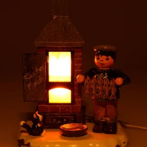 Hubrig, figurines pour enfant Fumoir A Poisson - Electrique - Village De Noël Miniature