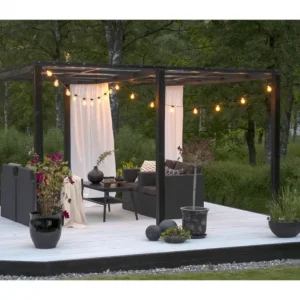 Konstsmide, guirlandes lumineuses de Noël Guirlande Lumineuse De Terrasse 10 M Extensible, 10 Ampoules Ambrees