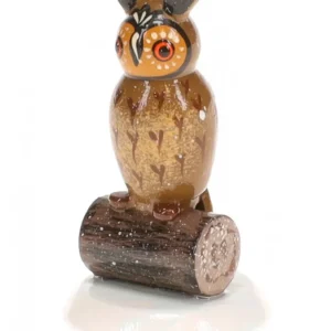 Hubrig, figurines pour enfant Hibou, Village De Noël Miniature