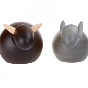 Köhler, Père Noël en bois L'Ane Et Le Boeuf, 6 Cm