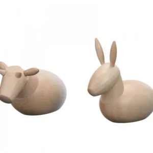 Schalling, crèche moderne L'Ane Et Le Boeuf, Animaux De La Crèche De Noël, 6 Cm