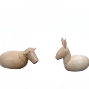 Schalling, crèche moderne L'Ane Et Le Boeuf, Animaux De La Crèche De Noël, 6 Cm