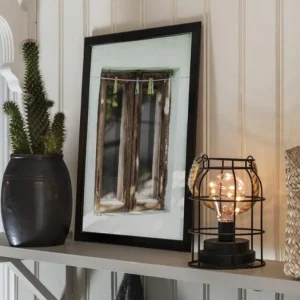 Konstsmide, guirlandes lumineuses de Noël Lanterne Lumineuse A Led En Metal, Ronde, 18 Cm