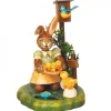 Hubrig, figurines pour enfant Lapin De Paques En Bois Et Poussins